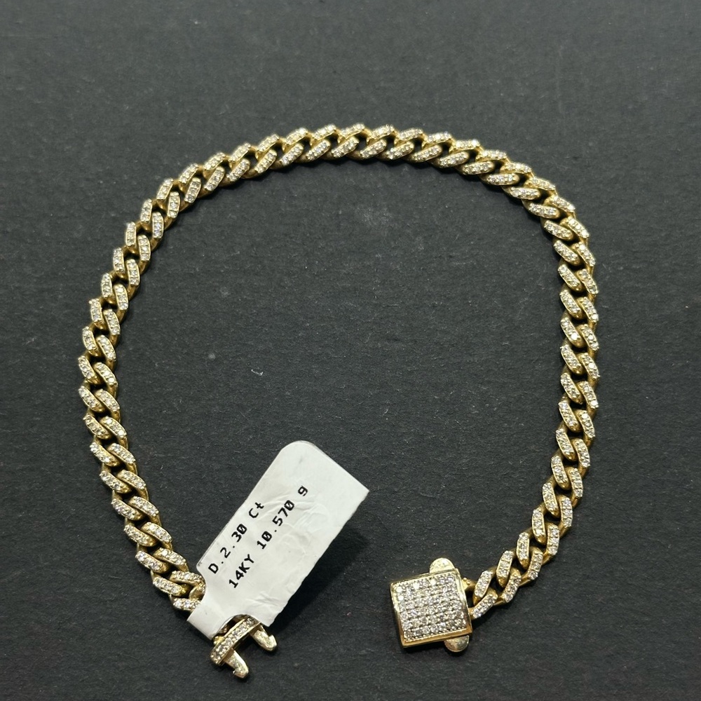 Gold Cuban Link Bracelet